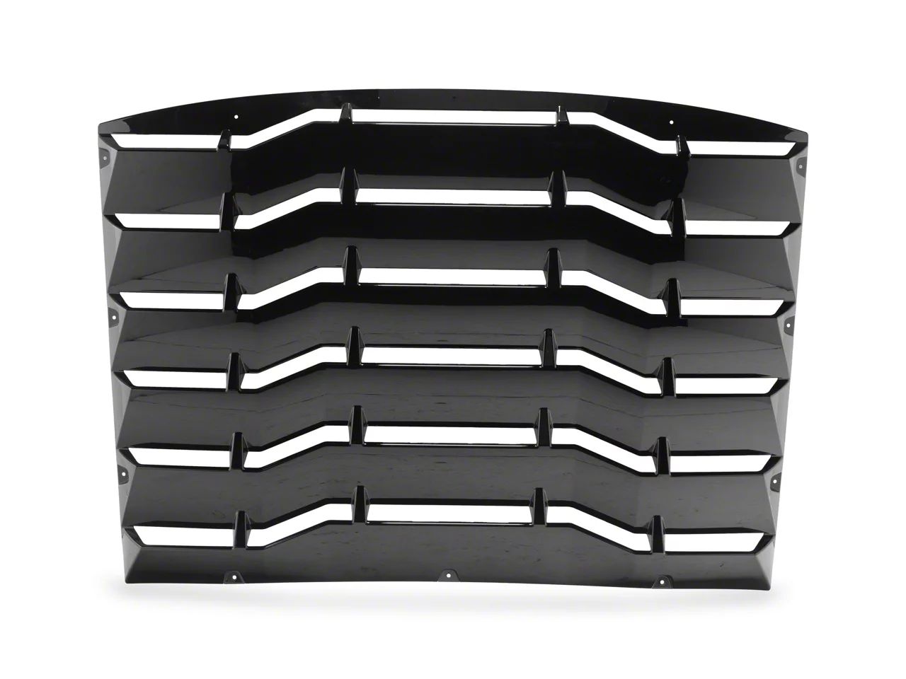Bakrutelouver – blanksvart – MP CONCEPTS (Mustang 05-14 Coupe) - 4