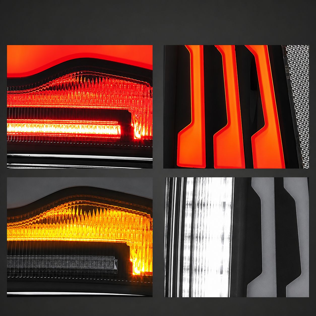 FULL LED Bakljus - Vland - orange blinkers (RAM 09-18) - 5