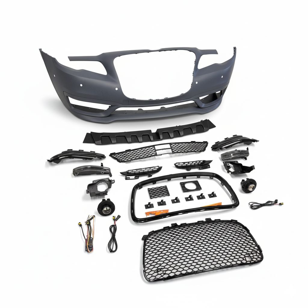 Komplett SRT-inspirerad främre stötfångare med ACC, dimljus och DRL (CHRYSLER 300 12–23) - 9