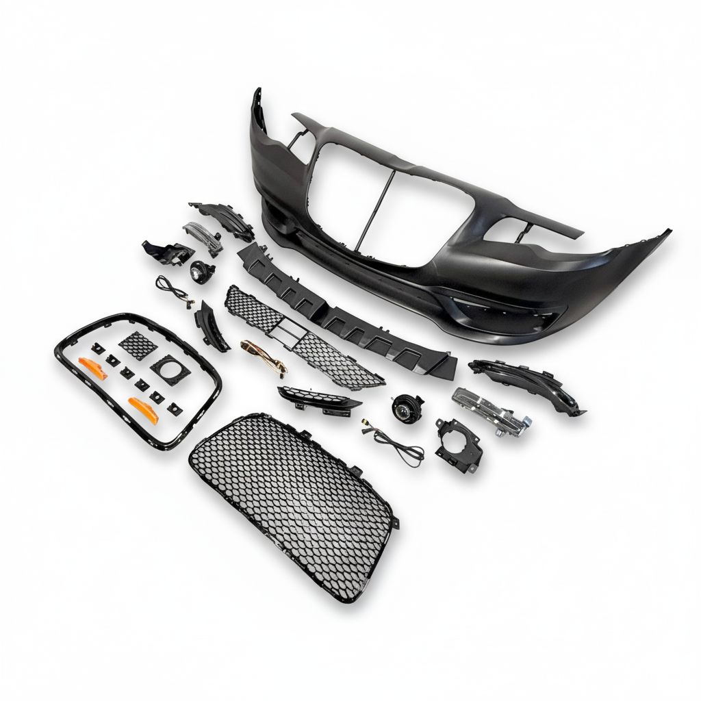 Komplett SRT-inspirerad främre stötfångare med ACC, dimljus och DRL (CHRYSLER 300 12–23) - 8