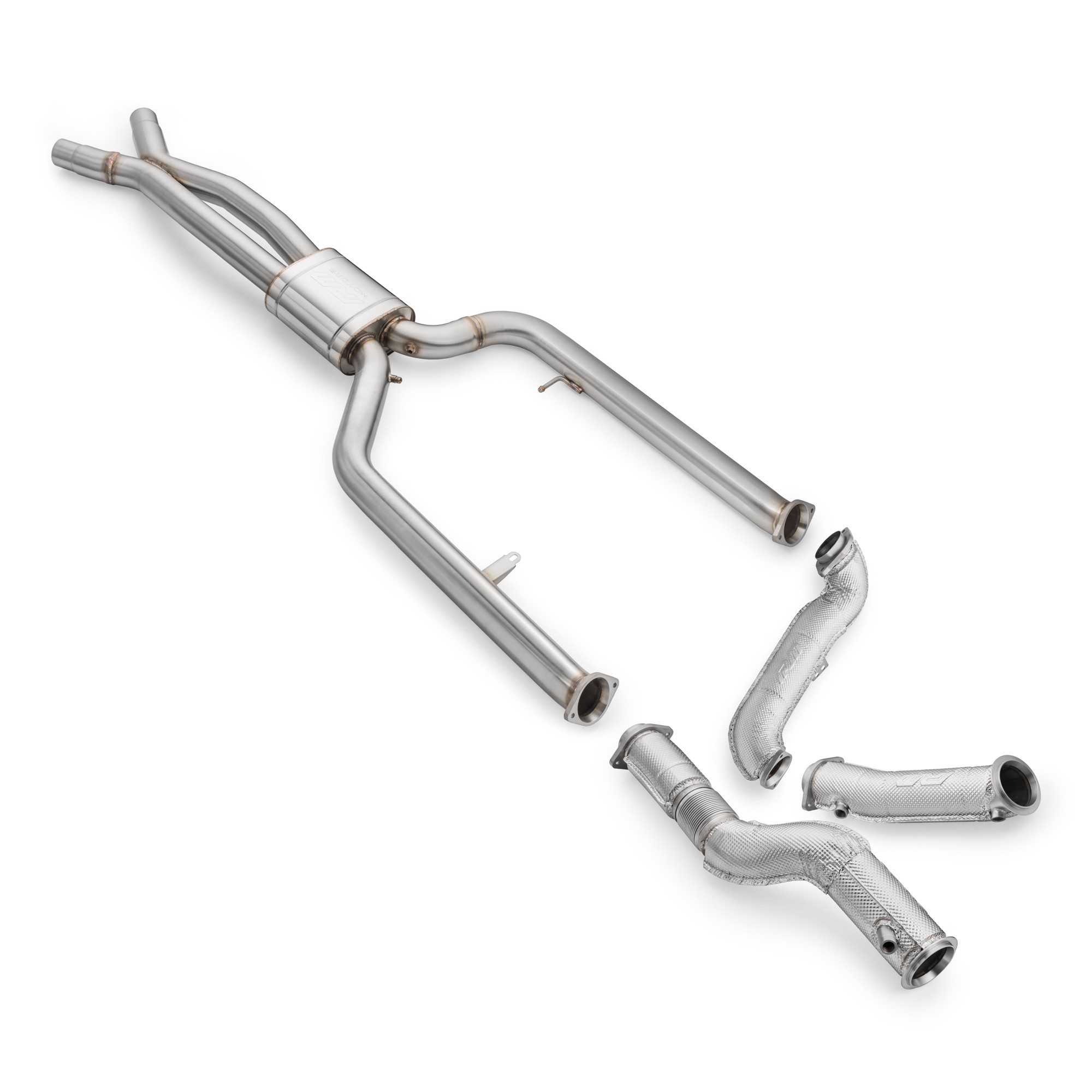 RM Motors downpipe kit + mellanrör BMW M3 (G80/G81), M4 (G82 / G83) 3.0 S58