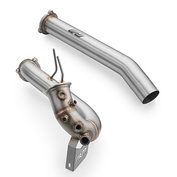 RM Motors Downpipe-kit Audi A7 Sportback 3.0 TDI med värmesköld
