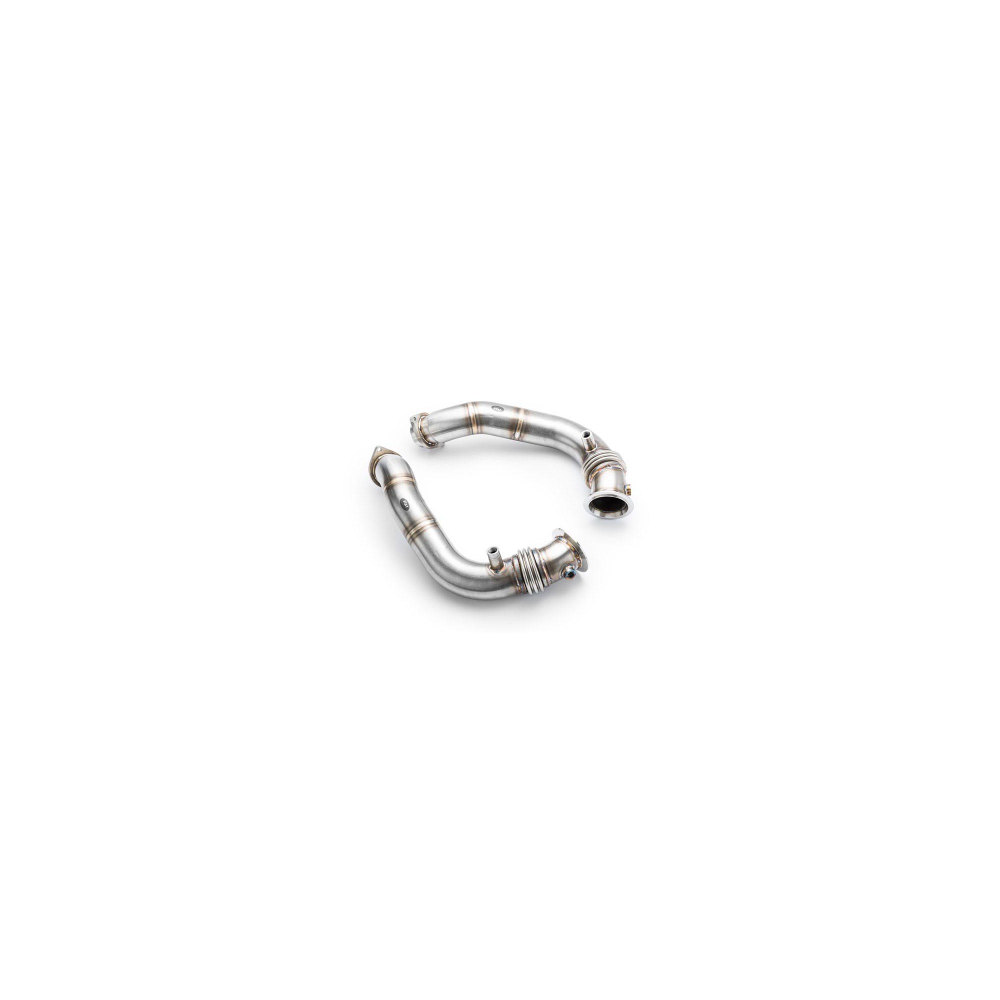 RM Motors downpipe BMW E71, E72 X6 50ix, X6 M N63, S63