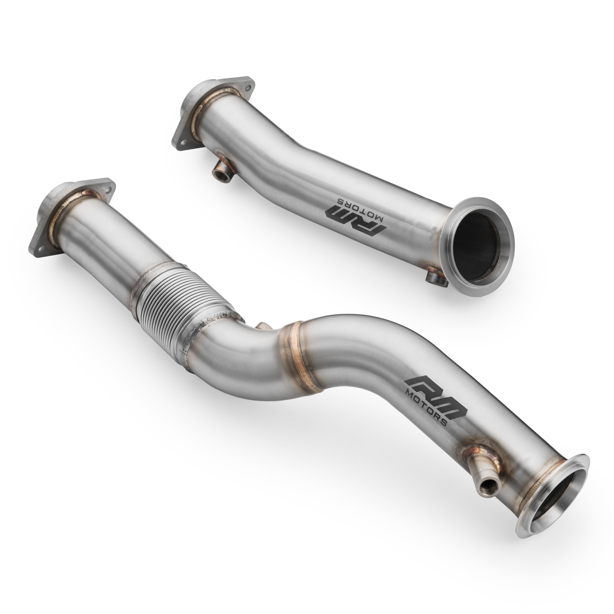 RM Motors downpipe BMW M3 Competition (G80, G81) S58B, M4 (G82 / G83) 3.0 S58
