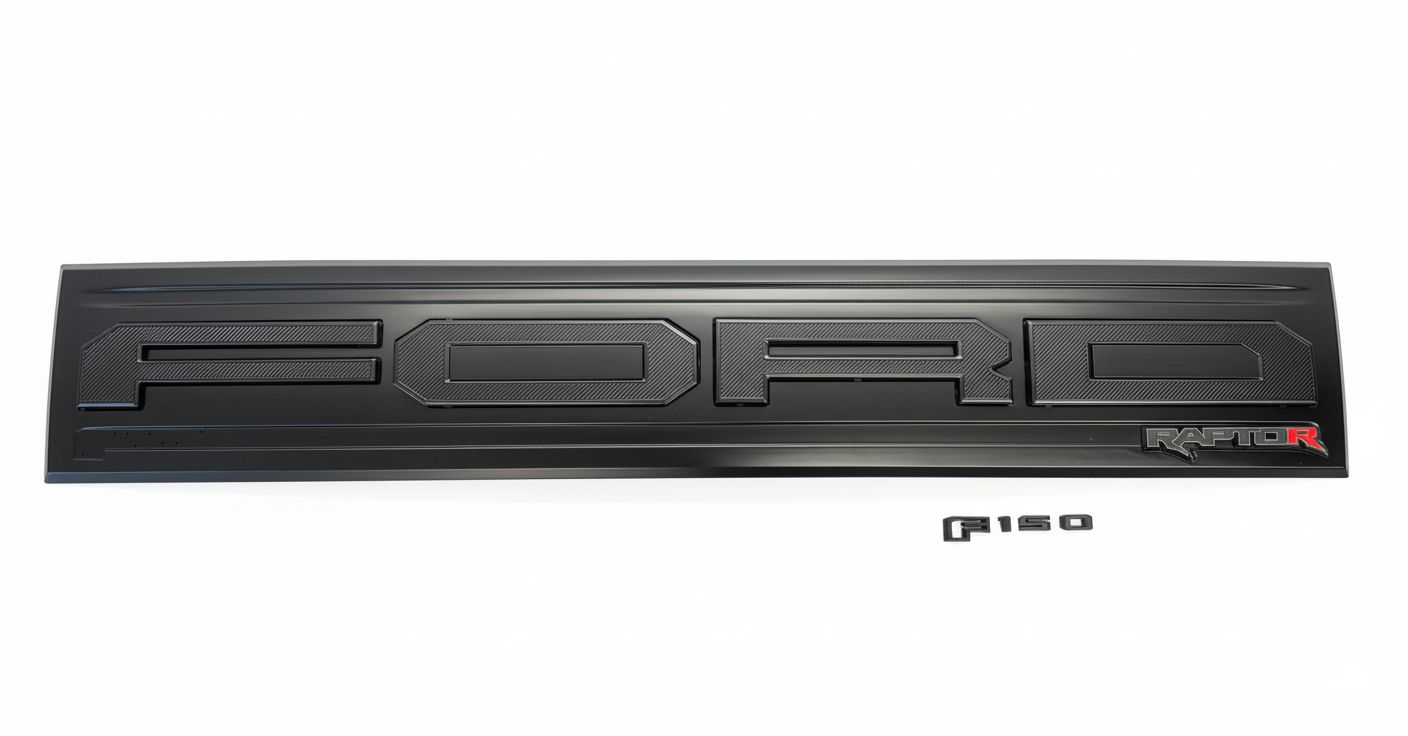 Bakluckepanel – Raptor Style – Mattsvart (F150 24-26) - 10