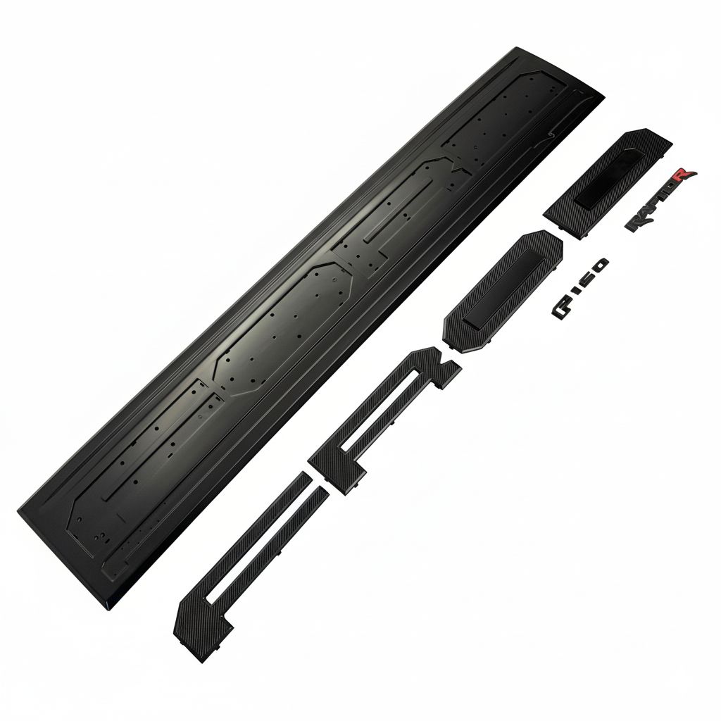Bakluckepanel – Raptor Style – Mattsvart (F150 24-26) - 8