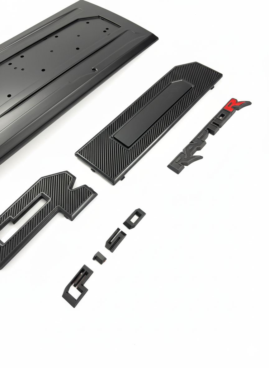Bakluckepanel – Raptor Style – Mattsvart (F150 24-26) - 7