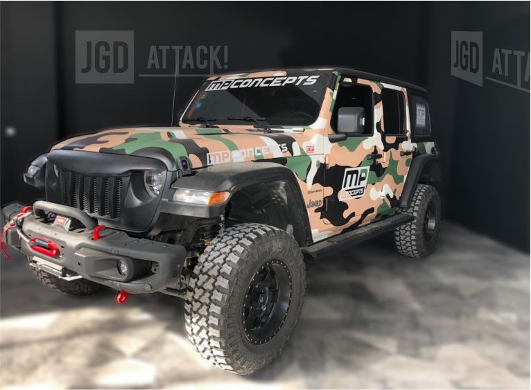 Aluminum Side Steps - Svart Textur (WRANGLER 18-20 JL 4-doors)