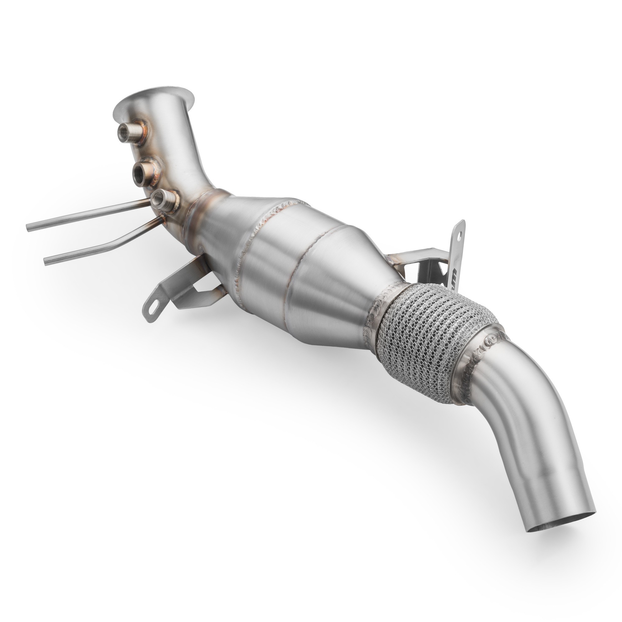 RM Motors downpipe BMW F30, F31, F34 316d, 318d, 318dx, 320d, 320dx, 325d, 328d, 328dx B47, N47N, N47S1 med katalysator
