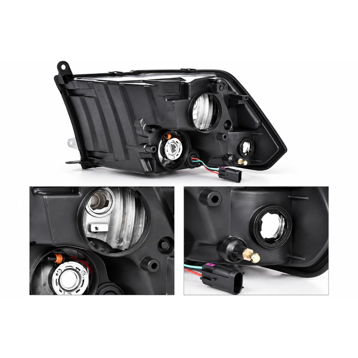 Halogenstrålkastare – röktonade – par – RAM 1500/2500/3500 2009–2018 samt RAM 1500 Classic 2019–2024 - 6
