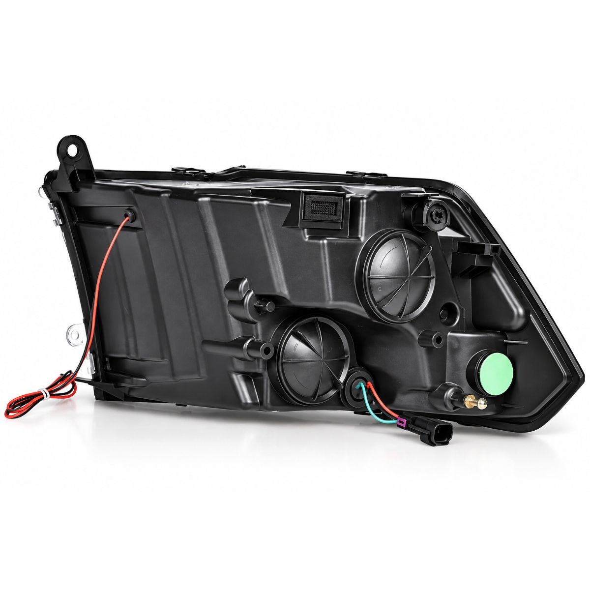 Strålkastare med LED-varselljus – svarta – par – RAM 1500/2500/3500 2009–2018 samt RAM 1500 Classic 2019–2024 - 6