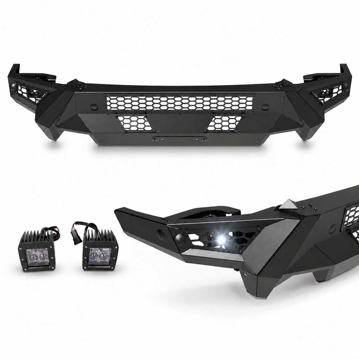 Frontstötfångare – Heavy Duty 4-i-1 med LED – RAM 1500 DT 2019–2024 - 4