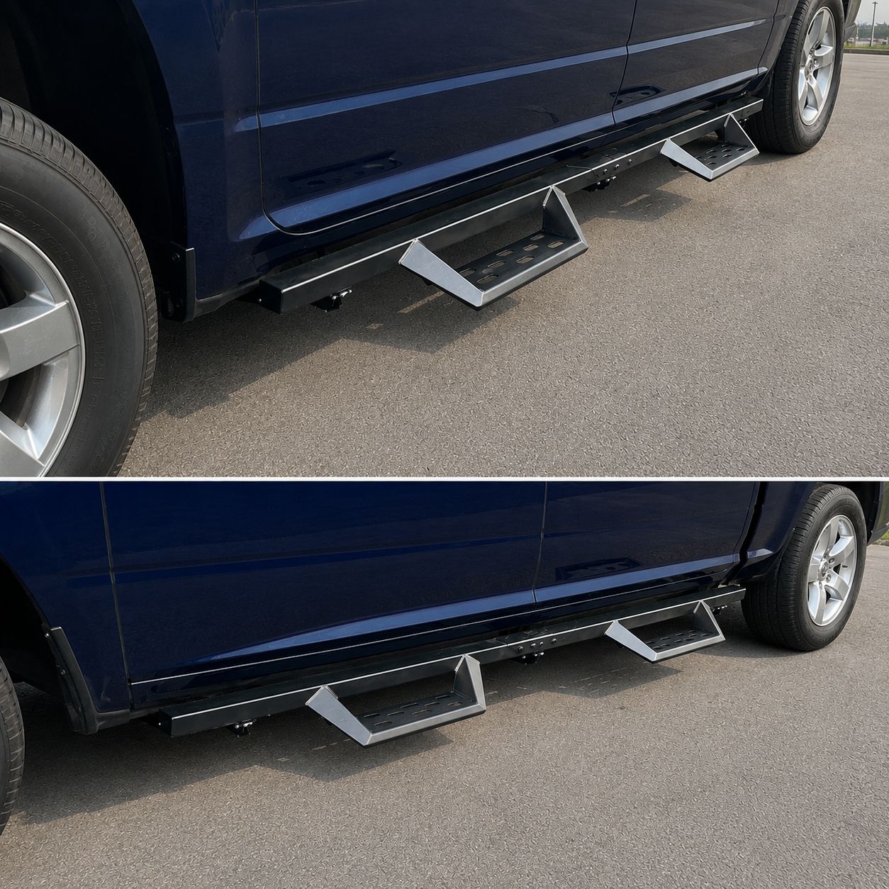 Sidosteg – Heavy Duty i stål – par – RAM 1500 2009–2018 samt RAM 1500 Classic 2019–2024 Crew Cab samt RAM 2500/3500 Crew Cab 2010–2026 - 5
