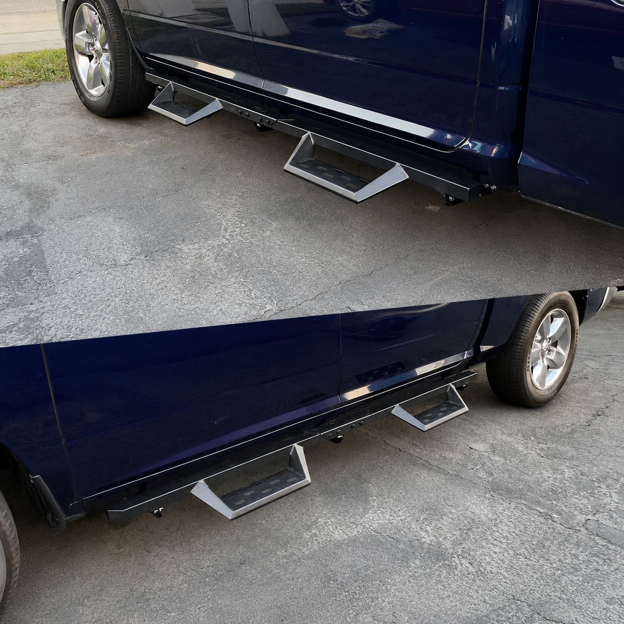 Sidosteg – Heavy Duty i stål – par – RAM 1500 2009–2018 samt RAM 1500 Classic 2019–2024 Crew Cab samt RAM 2500/3500 Crew Cab 2010–2026 - 6