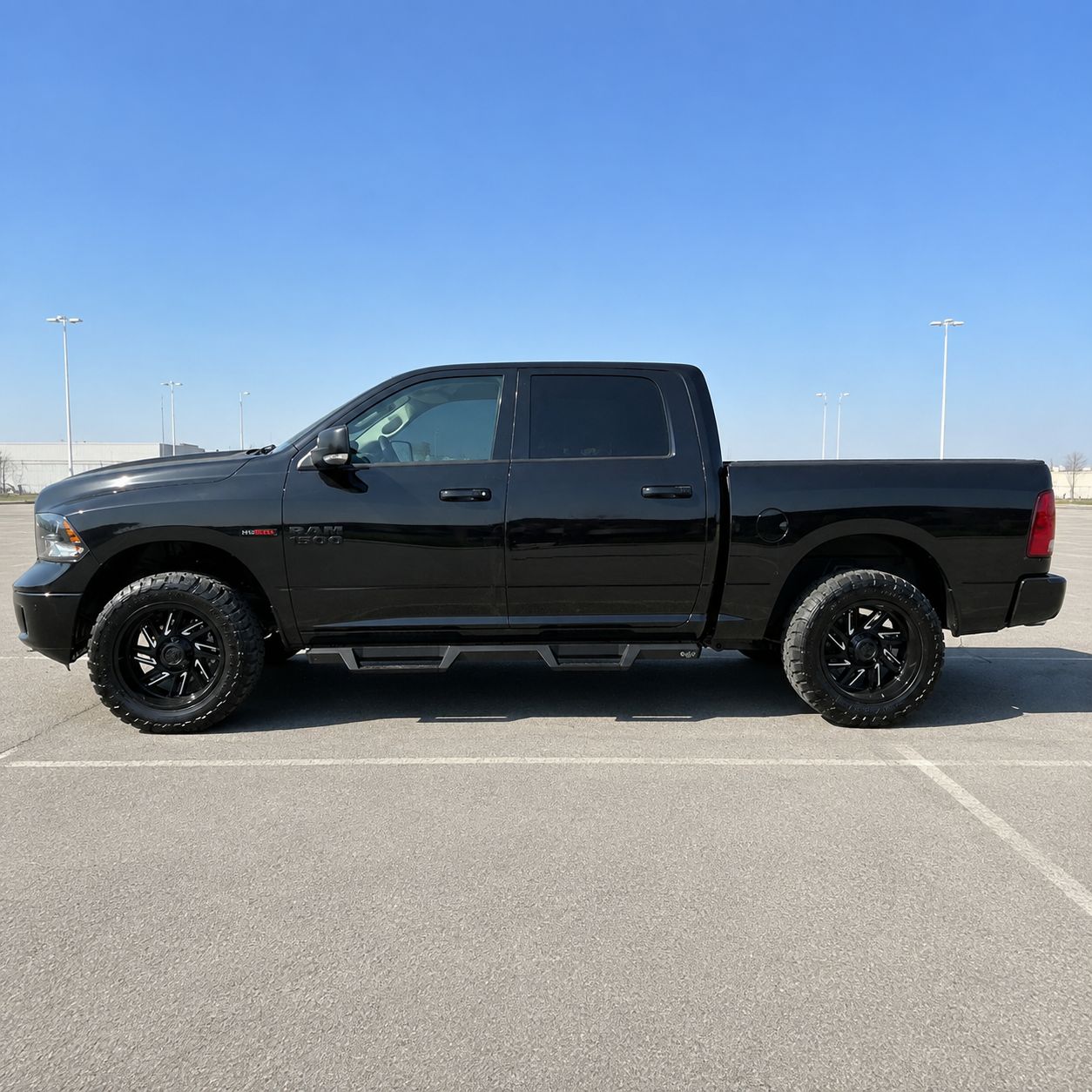 Sidosteg – Heavy Duty i stål – par – RAM 1500 2009–2018 samt RAM 1500 Classic 2019–2024 Crew Cab samt RAM 2500/3500 Crew Cab 2010–2026 - 3