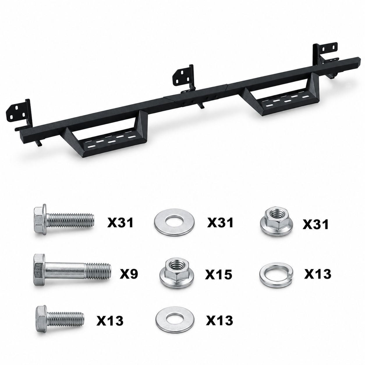 Sidosteg – Heavy Duty i stål – par – RAM 1500 DT 2019–2024 Crew Cab - 8