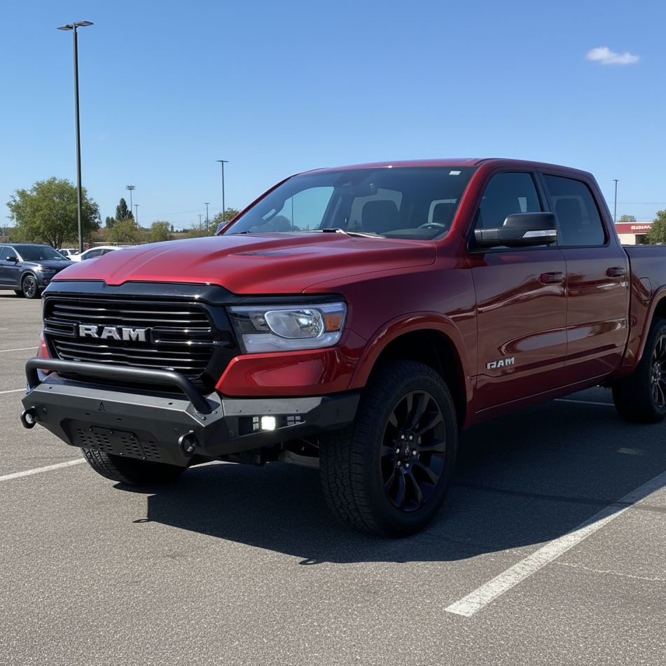 Frontstötfångare – Off-Road med frontbåge och LED-ramp – RAM 1500 DT 2019–2023, utom Rebel och TRX - 7