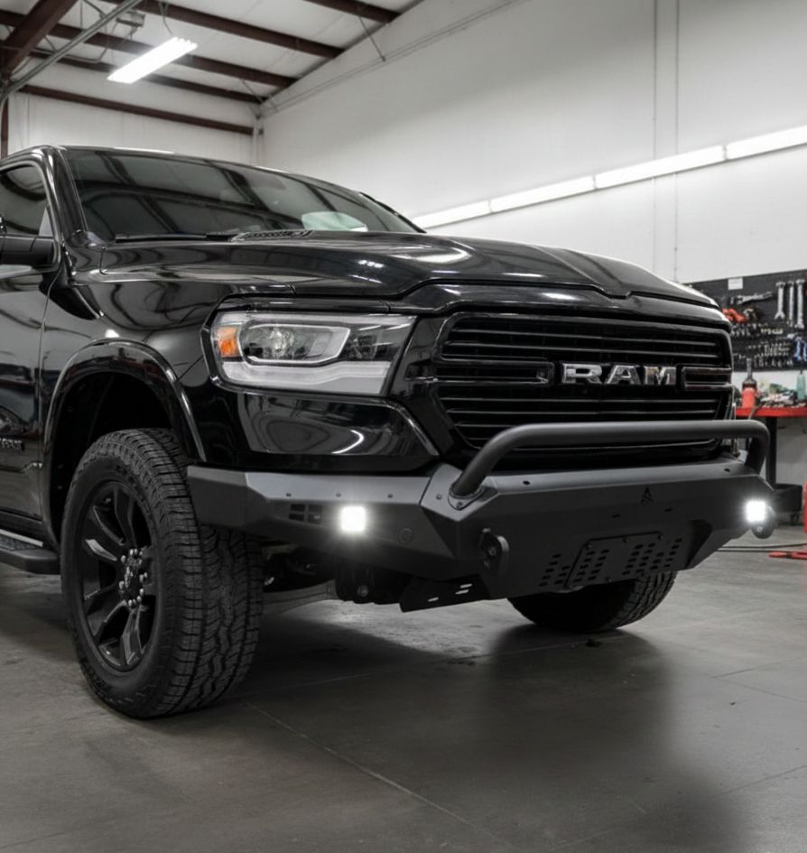 Frontstötfångare – Off-Road med frontbåge och LED-ramp – RAM 1500 DT 2019–2023, utom Rebel och TRX - 3
