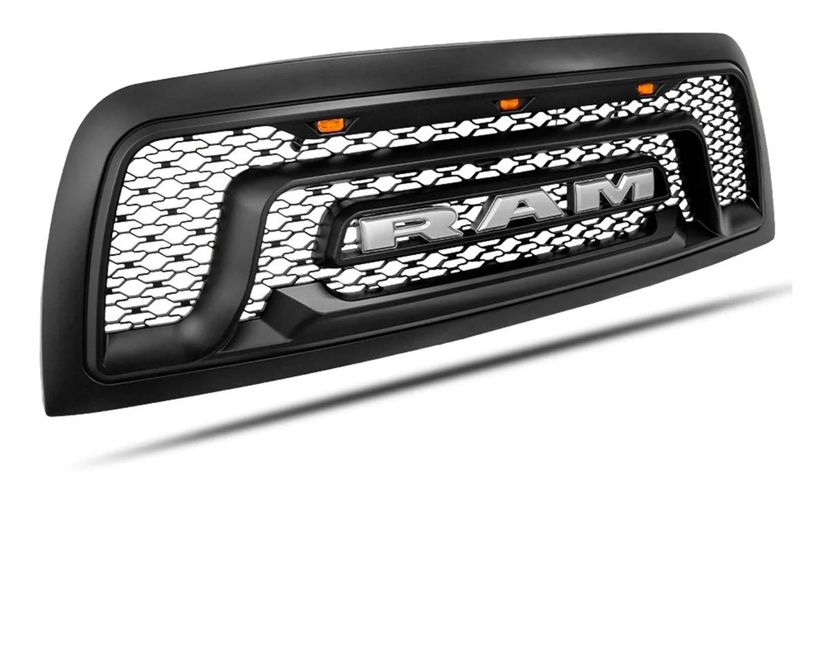 Övre grill med LED – Rebel-stil – mattsvart – RAM 2500/3500 2010–2018 - 4