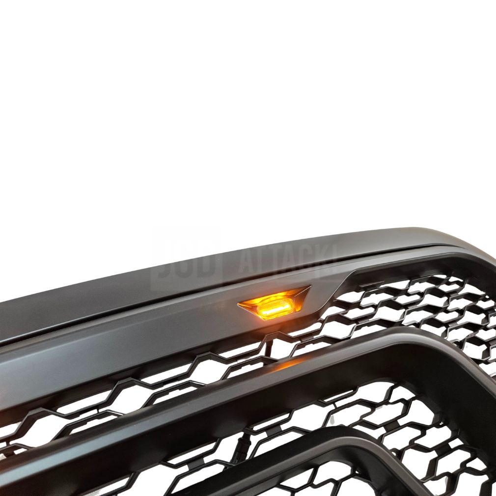 Övre grill med LED – Rebel-stil – mattsvart – RAM 2500/3500 2010–2018 - 10