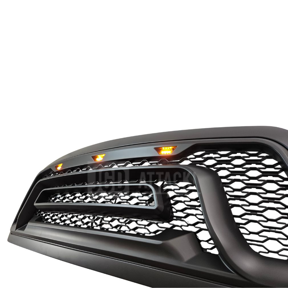 Övre grill med LED – Rebel-stil – mattsvart – RAM 2500/3500 2010–2018 - 5
