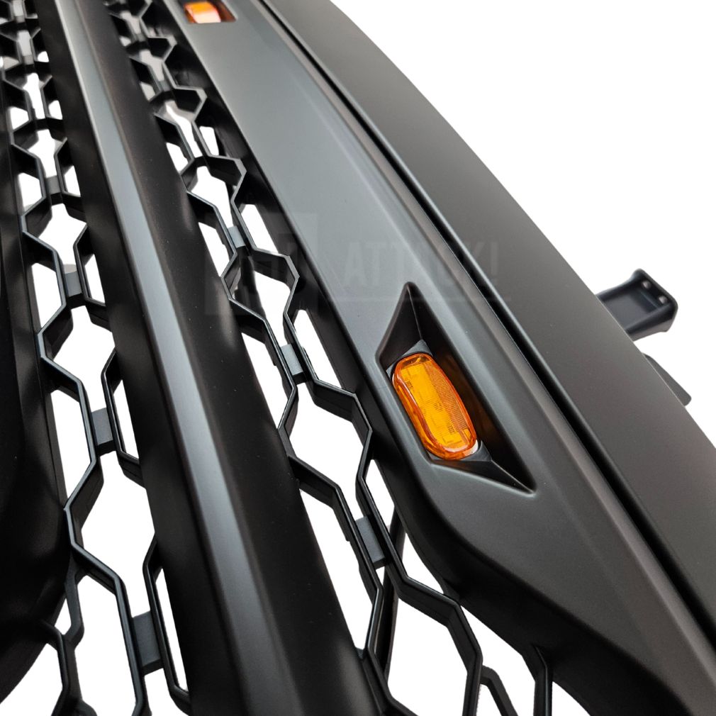 Övre grill med LED – Rebel-stil – mattsvart – RAM 2500/3500 2010–2018 - 14