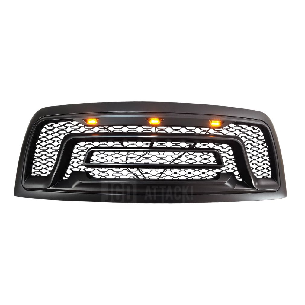 Övre grill med LED – Rebel-stil – mattsvart – RAM 2500/3500 2010–2018 - 8