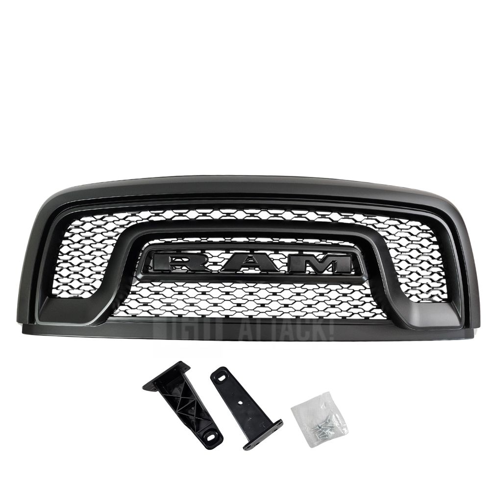 Övre grill – mattsvart – för Rebel – RAM 1500 Rebel 2015–2018 - 2