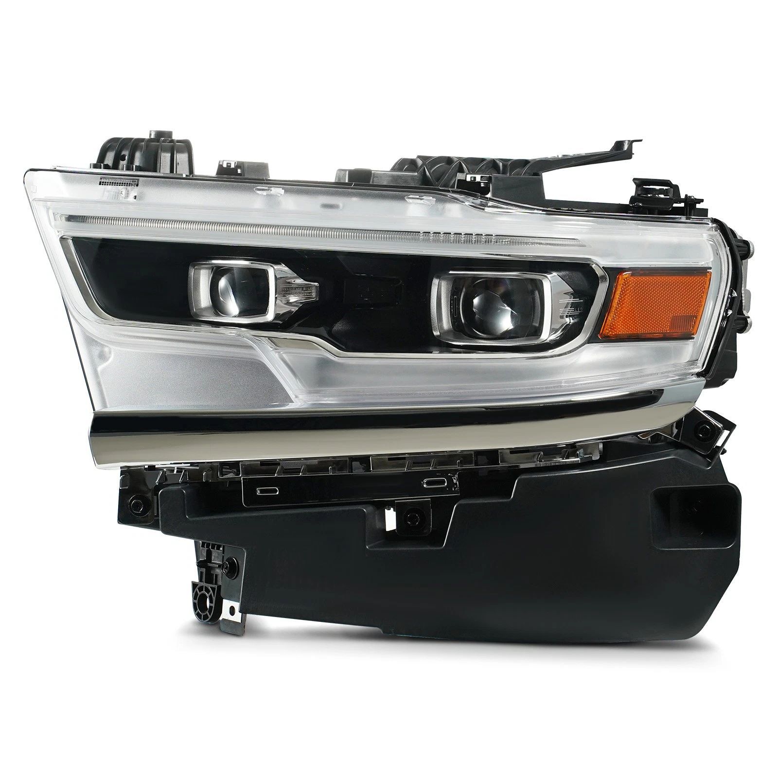 Full LED Matrix-strålkastare – krom – vänster – RAM 1500 DT Limited och Longhorn 2019–2023