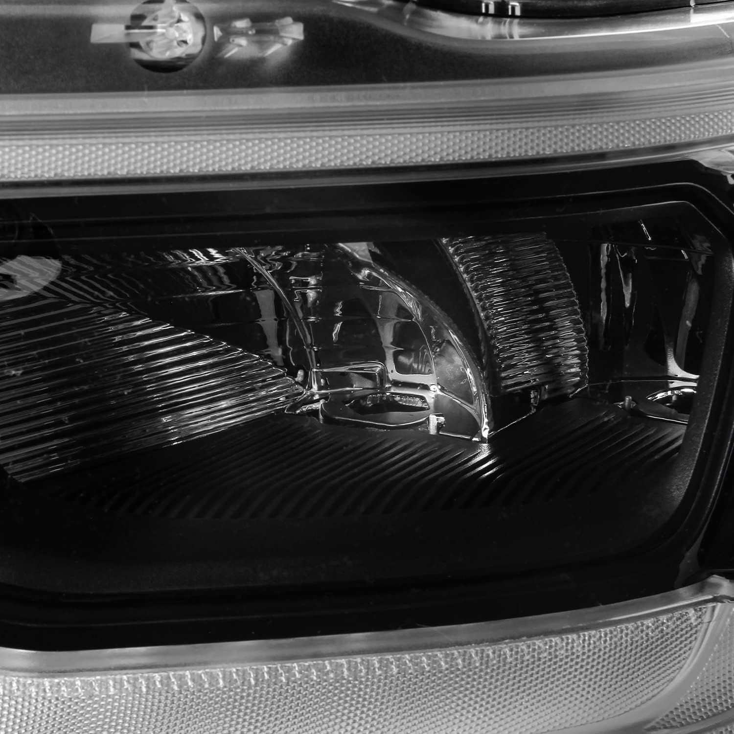 Full LED-strålkastare – svarta – par – RAM 1500 DT 2019–2023 Tradesman, Big Horn, Laramie och Rebel - 5