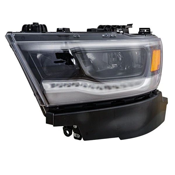 Full LED-strålkastare – svarta – vänster – RAM 1500 DT 2019–2023 Tradesman, Big Horn, Laramie och Rebel