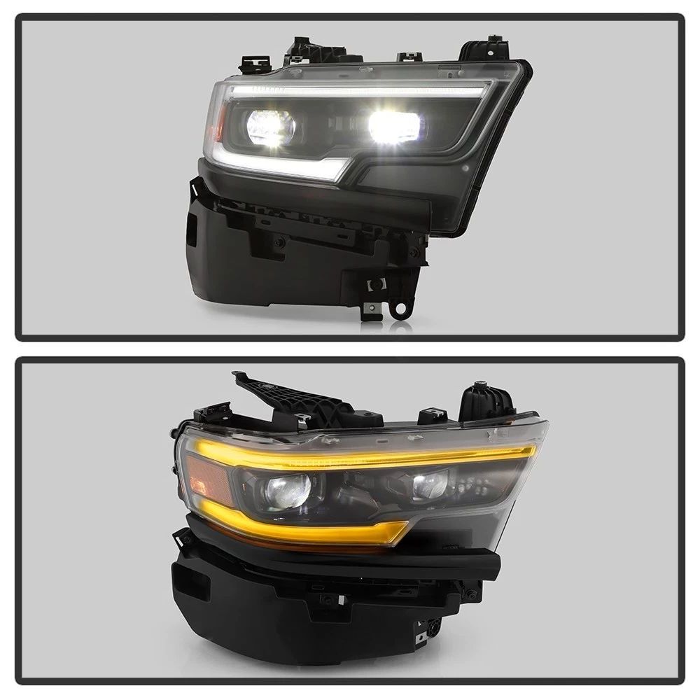Full LED Matrix-strålkastare – svart – höger – RAM 1500 DT Limited och Longhorn 2019–2023 - 5