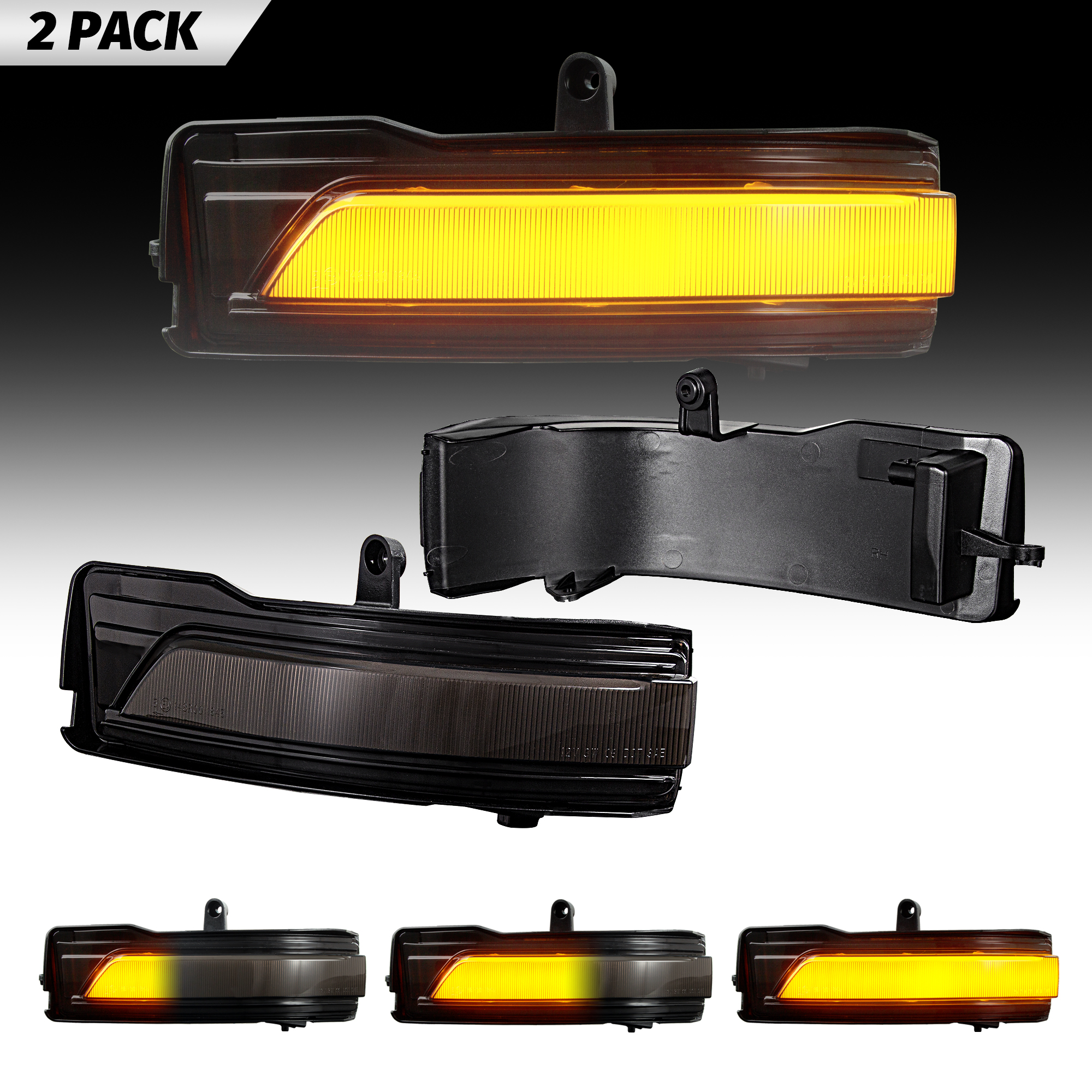 Sekventiella LED-blinkers till backspeglar – par – RAM 2019–2023 - 3