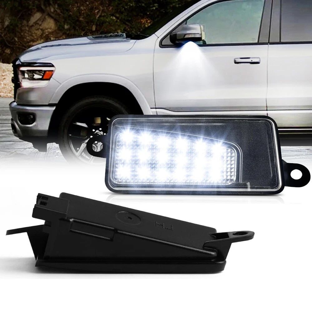 LED-markbelysning till backspeglar – par – RAM 2019–2023