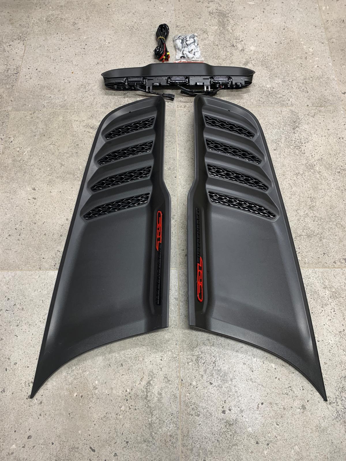 Huvventilation med LED – Supercharged – sats – RAM 1500 TRX 2021–2023 med TRX-huv - 6