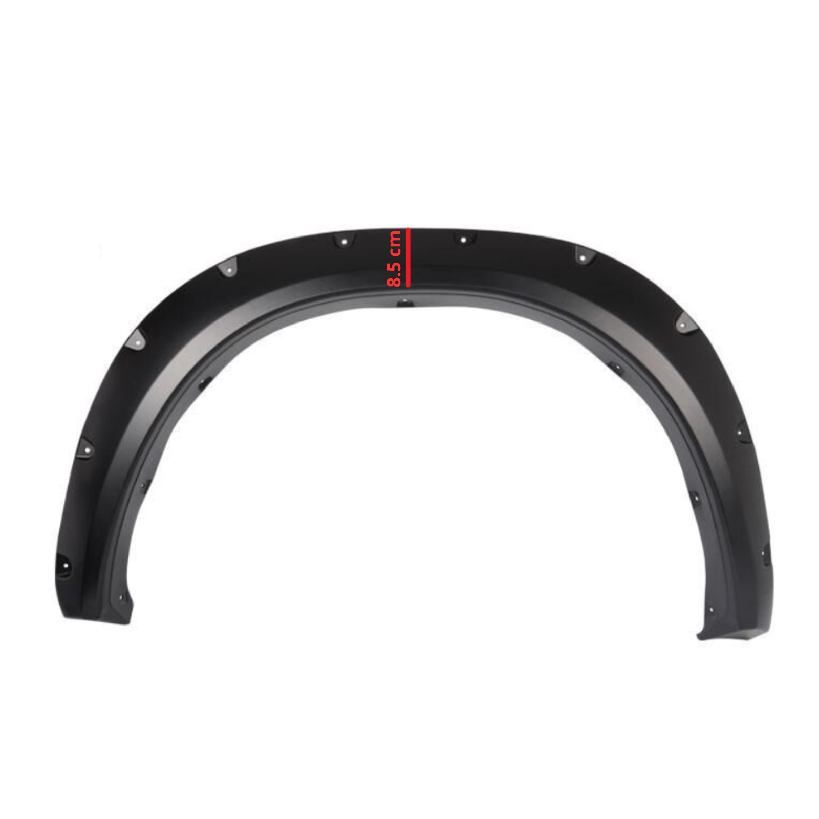 Skärmbreddare – Pocket Rivet – mattsvarta – 4 delar – RAM 1500 2009–2018 samt RAM 1500 Classic 2019–2024 - 6