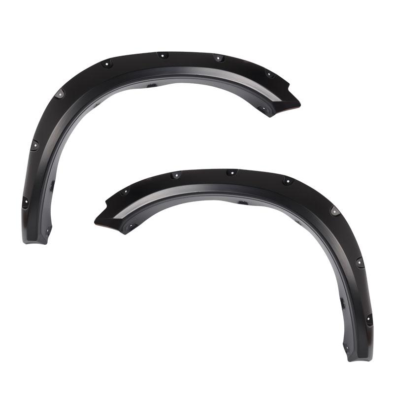 Skärmbreddare – Pocket Rivet – mattsvarta – 4 delar – RAM 1500 2009–2018 samt RAM 1500 Classic 2019–2024 - 5