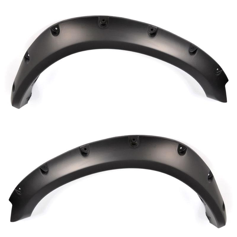 Skärmbreddare – Pocket Rivet – mattsvarta – 4 delar – RAM 2500/3500 2010–2018 - 4