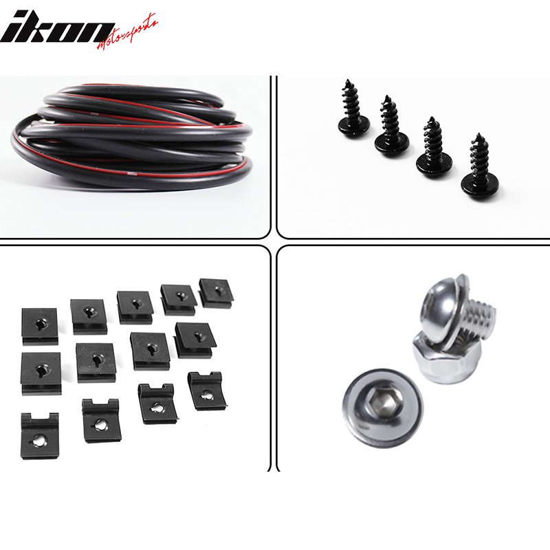 Skärmbreddare – Pocket Rivet – mattsvarta – 4 delar – RAM 2500/3500 2010–2018 - 6