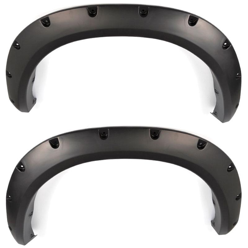 Skärmbreddare – Pocket Rivet – mattsvarta – 4 delar – RAM 2500/3500 2010–2018 - 3