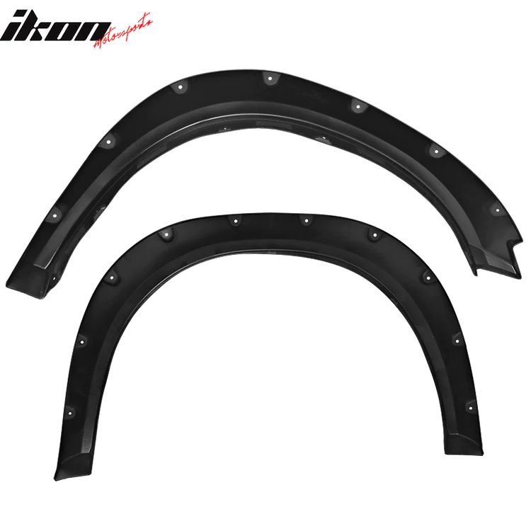 Skärmbreddare – Pocket Rivet – svart struktur – 4 delar – RAM 1500 2009–2018 samt RAM 1500 Classic 2019–2024 - 5