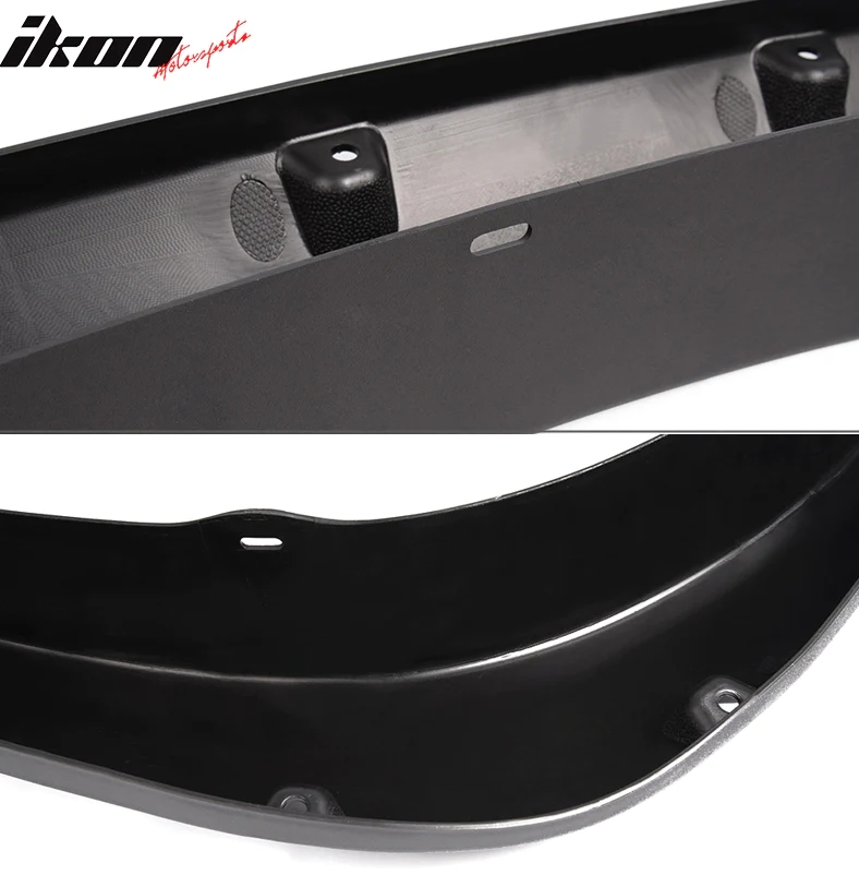 Skärmbreddare – Pocket Rivet – mattsvarta – 4 delar – RAM 1500/2500/3500 2002–2008 - 8