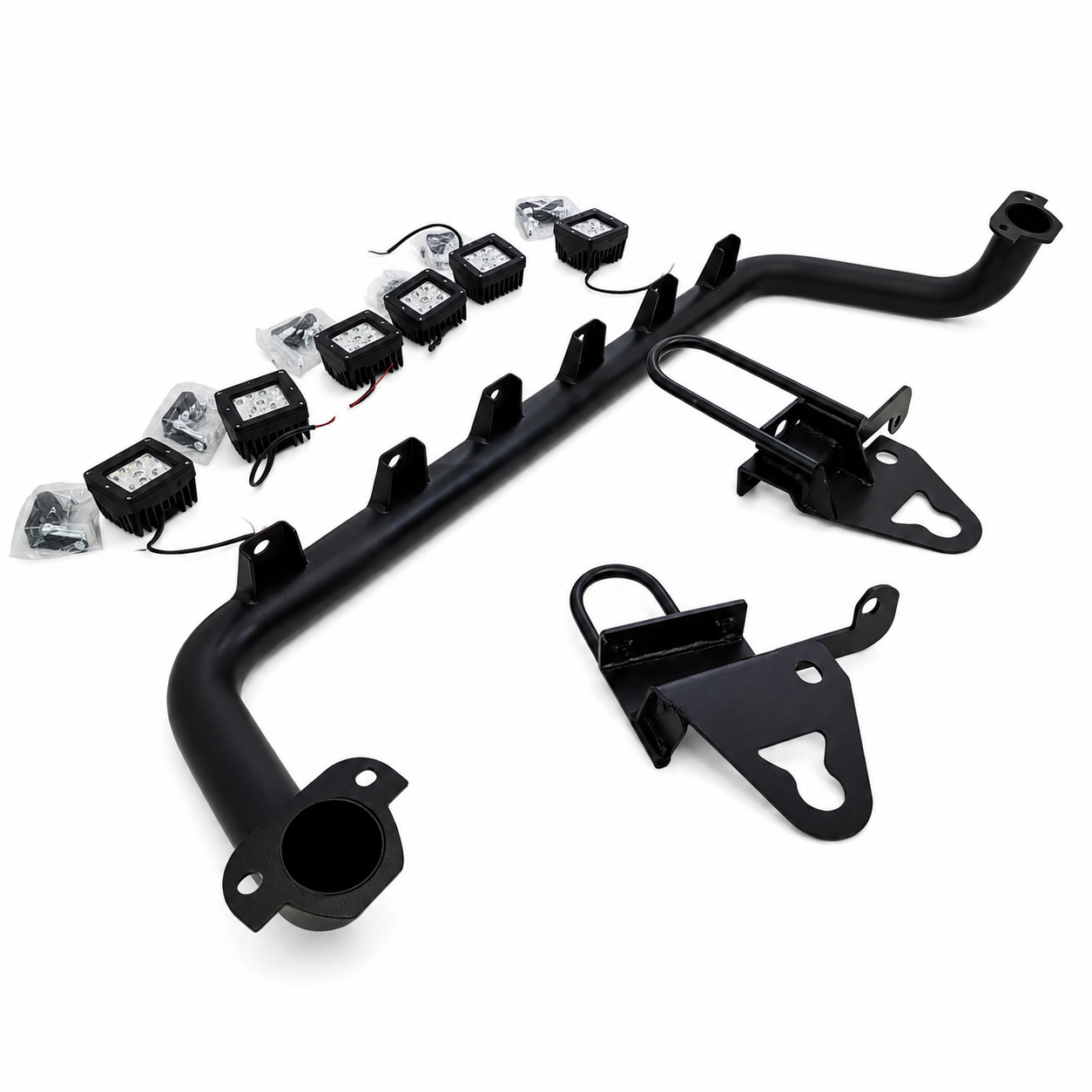 Frontbåge med LED-belysning – mattsvart – RAM 1500 DT 2019–2023 - 5