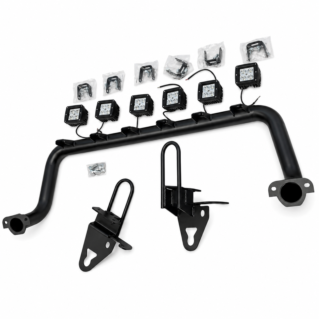 Frontbåge med LED-belysning – mattsvart – RAM 1500 DT 2019–2023 - 2
