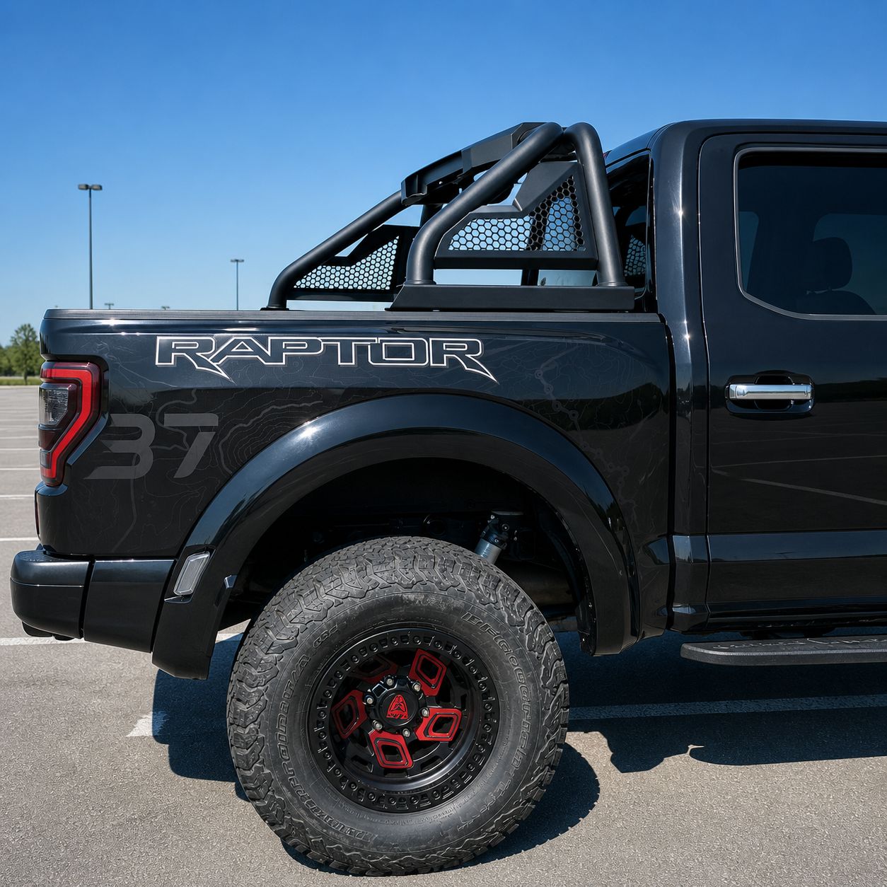 Flakbåge – JGD-stil – justerbar – RAM 1500 och TRX 2009–2024 - 4