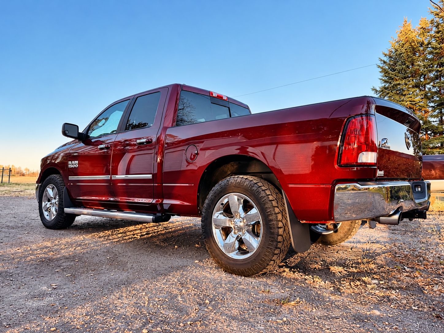 Stänkskydd fram och bak – 4 delar – RAM 1500/2500/3500 2009–2018 samt RAM 1500 Classic 2019–2024