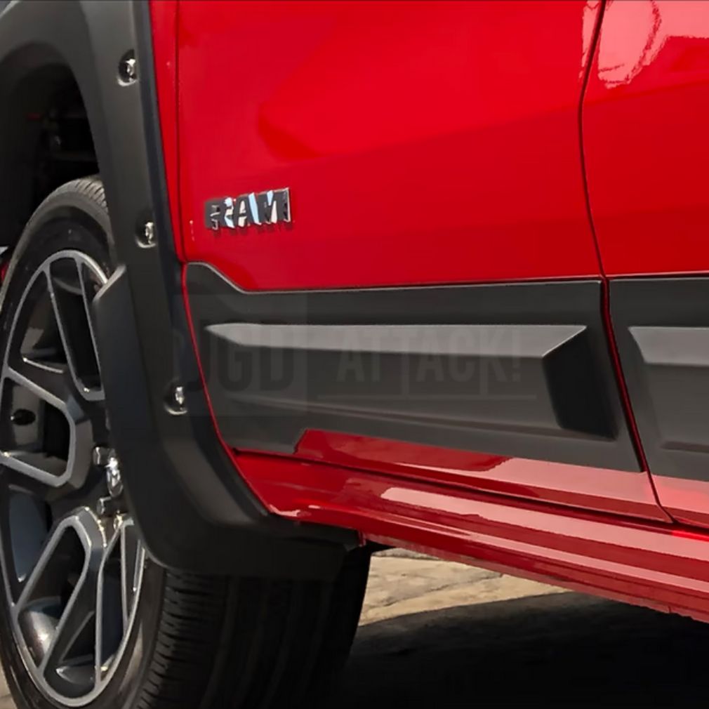 Skyddspaneler för dörrar och trösklar – sats – RAM 1500 DT Crew Cab 2019–2023 - 6