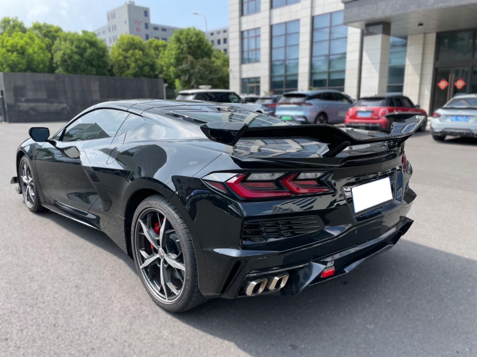 Z06-inspirerad bakre stötfångare (CORVETTE C8 20–26) - 6