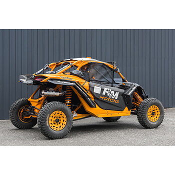 RM Motors Can Am Maverick X3 downpipe med ljuddämpare och ändrör