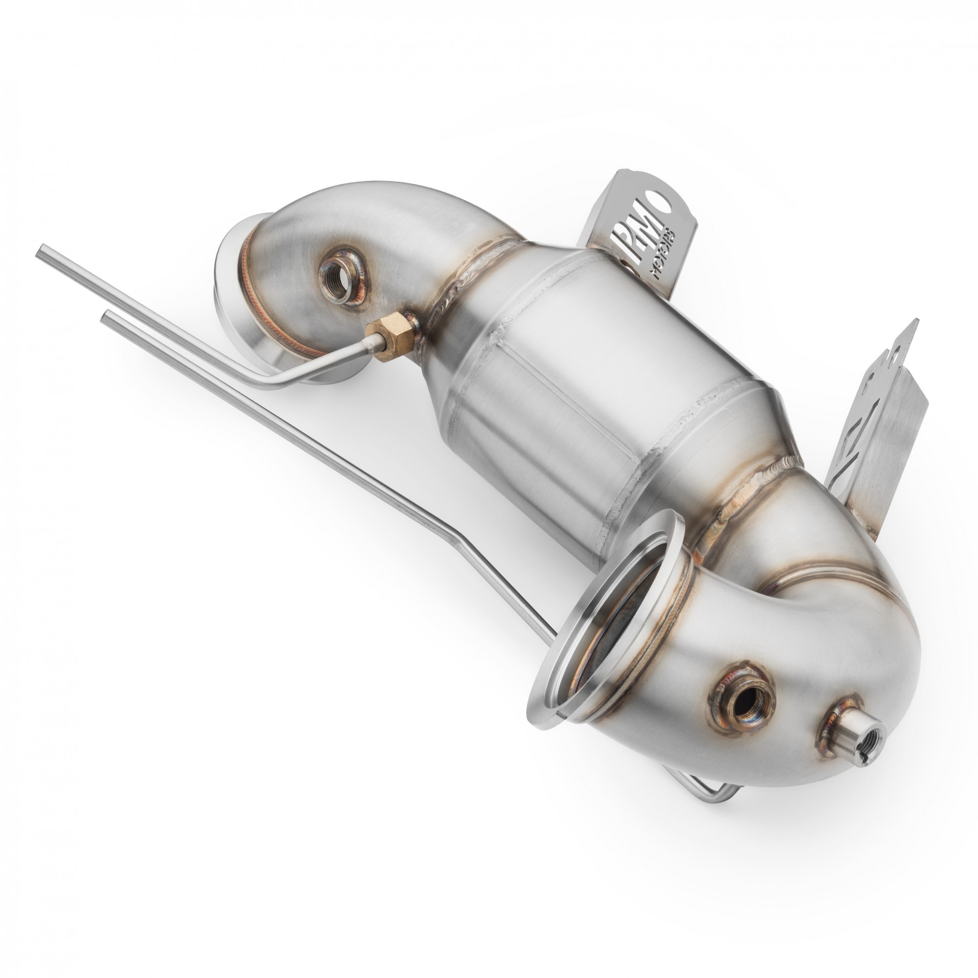RM Motors Downpipe Mercedes-Benz AMG CLA 45 med ljuddämpare